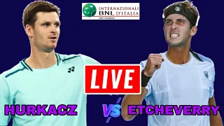 Hurkacz vs Etcheverry Live Streaming | Italian Open | Tomás Martín Etcheverry vs Hubert Hurkacz Live