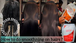 HOW TO DO HAIR SMOOTHNING ? Heena wale Baalon se Pareshan? natural waves ko remove karta hai