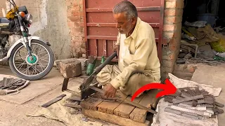 Process Making Knives from an Old Saw Blade