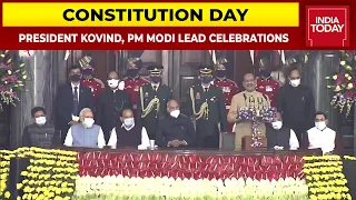 Constitution Day 2021: President Ram Nath Kovind, PM Narendra Modi Lead Celebrations In Parliament