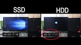 SSD vs. HDD,  Windows 10