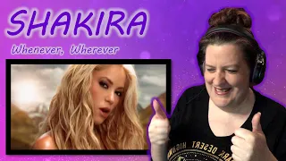 I'm Dancing! | FIRST TIME HEARING Whenever Wherever - SHAKIRA REACTION