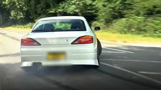 Japanese Tuner Cars leaving a Car Show - July 2016 🔰