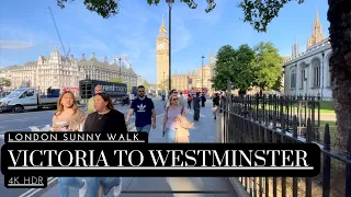 London's Enchanting Path: Victoria Station to Westminster Walk