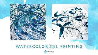Watercolor Gel Printing