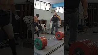 Deadlift 290kg - Panagiotis Tarinidis 70kg