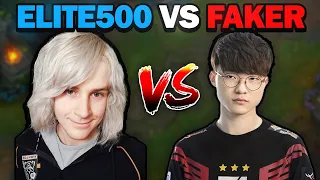 RANK 1 VLADIMIR (ELITE500) FACES OFF WITH FAKER IN MID LANE