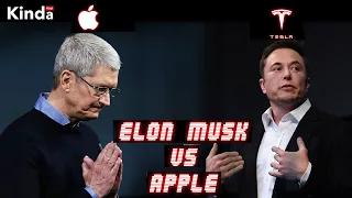 Elon Musk vs Apple :  Battle of the Titans