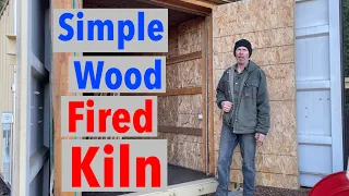 Wood Fired Kiln From a Shipping Container for Drying Treating Wood