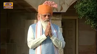 PM Modi At Red Fort As India Celebrates 75th Independence Day