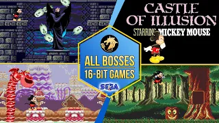 Castle of Illusion – All Bosses / Замок Иллюзий – Все Боссы | Sega 16-bit | Mega Drive/Genesis