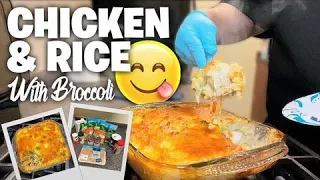 TikTok Inspired Chicken & Rice with Broccoli