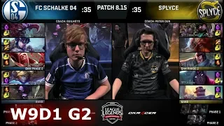 FC Schalke 04 vs Splyce | Week 9 Day 1 S8 EU LCS Summer 2018 | S04 vs SPY W9D1