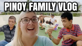 Pinoy family vlog / Family in the Philippines meets foreign girlfriend / Ariel's family visits us