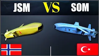 Turkish SOM-J VS Norwegian JSM Cruise Missile