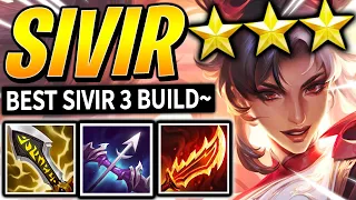 BEST Sivir 3 Hyper Carry Build For TFT Ranked! - Set 11 Best Comps | Teamfight Tactics 14.8b Guide