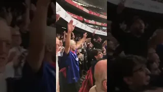 Chelsea fans sing "Romelu Lukaku" chant