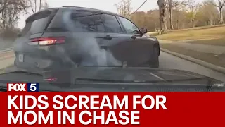 'I want my mommy': Man leads police on high-speed chase with kids in car | FOX 5 News