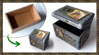 COUNTRY / Western / Cowboy / Farm style BOX idea | DIY made with cardboard