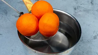 Boil 3 tangerines to cook a dessert beyond your imagination!