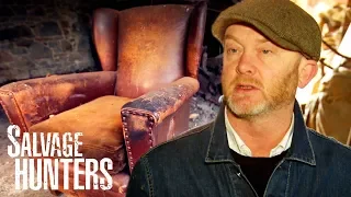 Going Head To Head With Jersey’s Biggest Hoarder For A 1940s Leather Armchair | Salvage Hunters