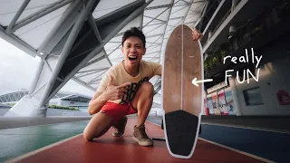 30 year old trying a SURFSKATE for the first time