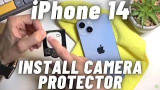 How to Apply Camera Protection in iPhone 14 - Install Tempered Glass for iPhone 14 Camera Lenses