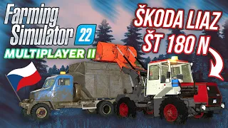 ČESKOSLOVENSKÝ TRAKTOR ŠKODA LIAZ ŠT 180 N | Farming Simulator 22 Multiplayer S02 #21