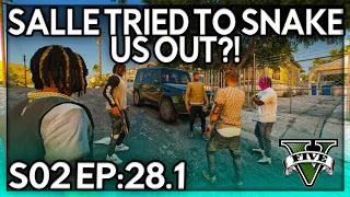 Episode 28.1: Salle Tried To Snake Us Out?! | GTA RP | Grizzley World Whitelist