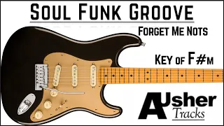 Soul Funk Groove in F# minor | Guitar Backing Track
