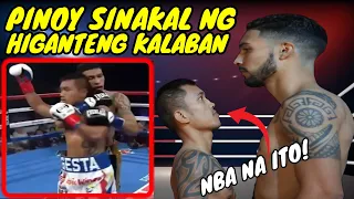 Pinoy sinakal nalang ng Higanteng kalaban na pang NBA ang tangkad | Dahil hindi kaya ang suntok!