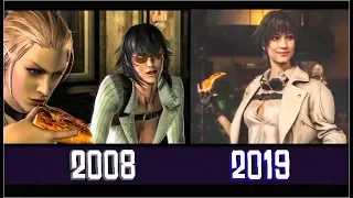 Lady and Trish Eating Pizza THEN vs NOW - Devil May Cry 5