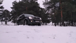 Покатушки , снег и +5. Ssang Yong Rexton vs Suzuki Grand Vitara