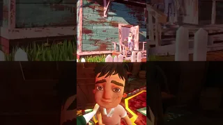 HELLO NEIGHBOR 2 vs HELLO NEIGHBOR (PART 4) #shorts