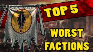 Top 5 WORST FACTIONS in Total War: Rome 2