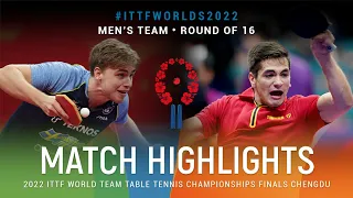 Highlights | Truls Moregard (SWE) vs Martin Allegro (BEL) | MT R16 | #ITTFWorlds2022