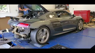 Twin Turbo Audi R8 V10 dyno