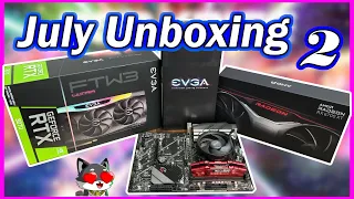 Delivery Day:  EVGA RTX 3070 FTW3, AMD reference RX 6700xt, EVGA 2060 ko, Unboxing + Ryzen CPU/Mobo