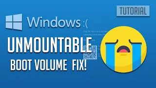 Windows 10 Unmountable Boot Volume FIX [2024 Tutorial]