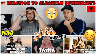 Reaction to ALBANIAN SUMMER HITS: Ardian Bujupi x Xhensila // Queen Tayna // Dhurata Dora x Azet