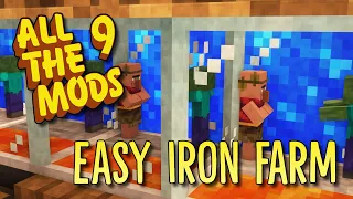 Minecraft All The Mods 9 - #5 EASY EARLY Iron Farming!