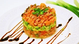 ТАРТАР салат / TARTAR de salmon как приготовить