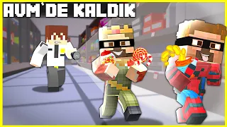 ARDA VE RÜZGAR GECE GİZLİCE ALIŞVERİŞ MERKEZİNDE KALIYOR! 😱 - Minecraft