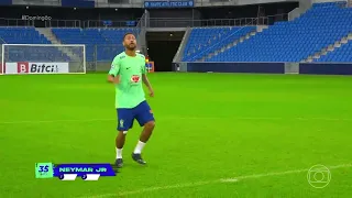 Neymar fabulous Control from 35 meters🤯🤯💥