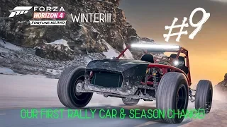 FH4 Fortune Island DLC (PART 9) Our 1st Rally Car and Season Change! (Winter)