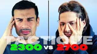 Grand Maître à 2700 vs. 2300 ELO : l'écart de niveau