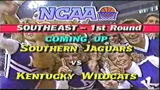 UK vs Southern 1988 NCAA Tournament Opening Round Game w/Commercials WHAS 11 Louisville KY