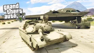 ГТА 5 МОДЫ! БЕЗУМНЫЙ БОМБАРДИРОВЩИК и ТАНК из РЕАЛЬНОЙ АРМИИ в GTA 5!