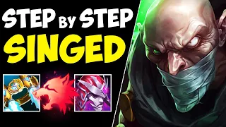 STEP BY STEP TUTORIAL OF HOW TO CLIMB TO HIGH ELO WITH SINGED - League of Legends