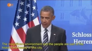 [English subtitles] Heute Show: Obama visits Germany, Birte Schneider. 4/29/2016